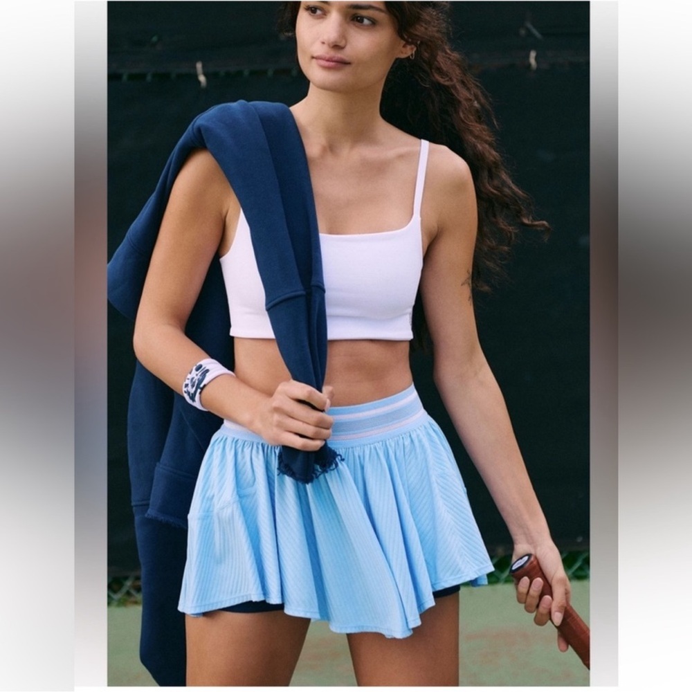 NWT. Free People Movement The Sultry Short in Hague Blue